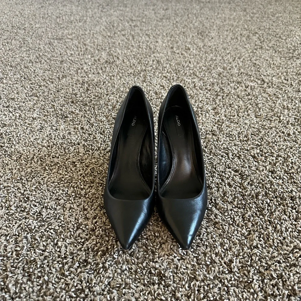 ALDO Shoes stiletto pump heels in black, size 6.5 - Picture 6 of 8